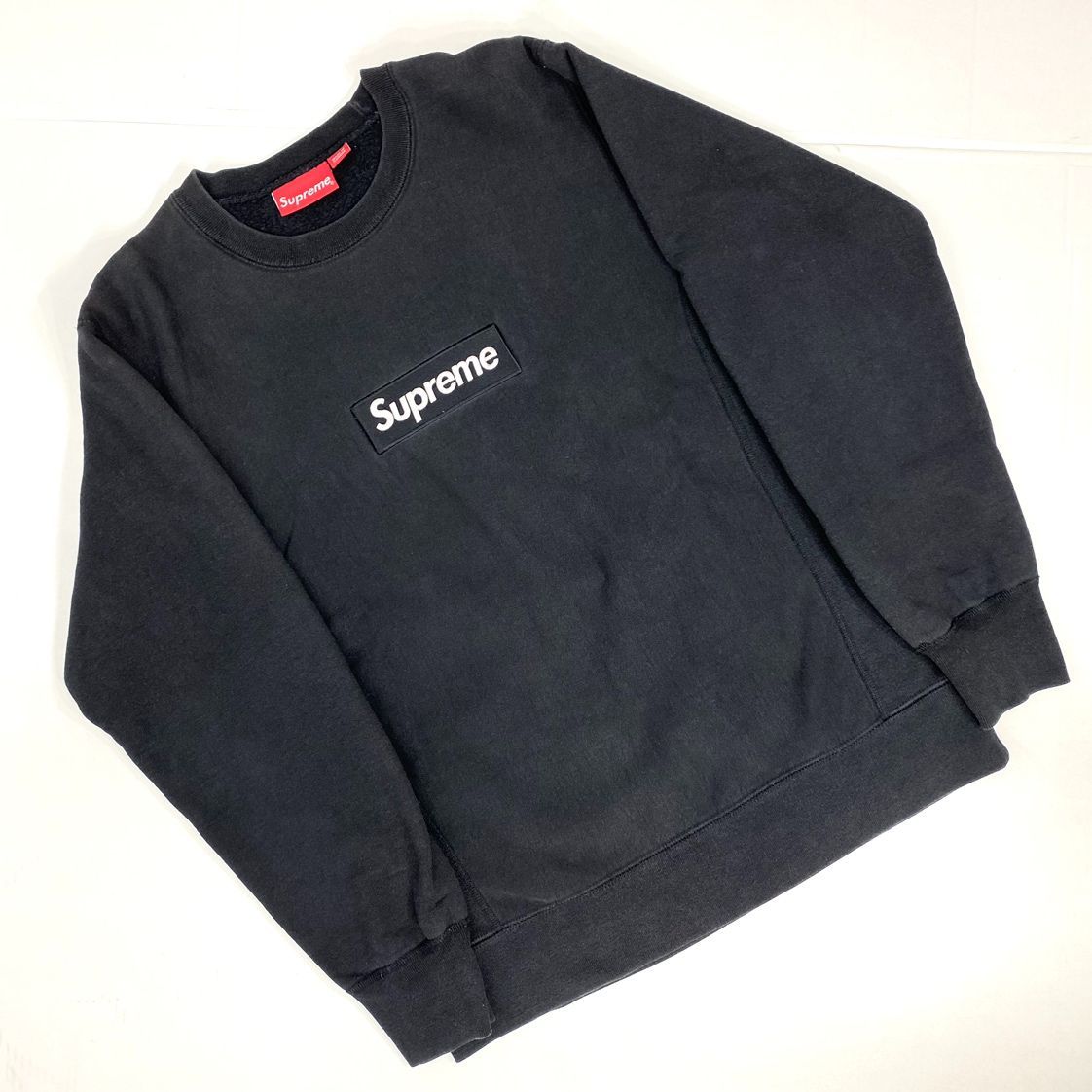 Mサイズ】18AW/シュプリーム/SUPREME/ボックス ロゴ クルーネック/BOX 