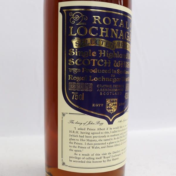 LOCHNAGAR（ロイヤルロッホナガー）セレクテッドリザーブ 43% 750ml