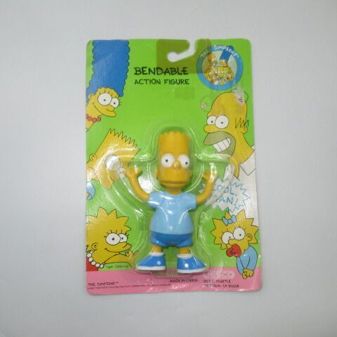 90’S１９９１年The SimpsonsシンプソンズバートベンダブルフィギュアPVC人形ぬいぐるみフィギュアブ