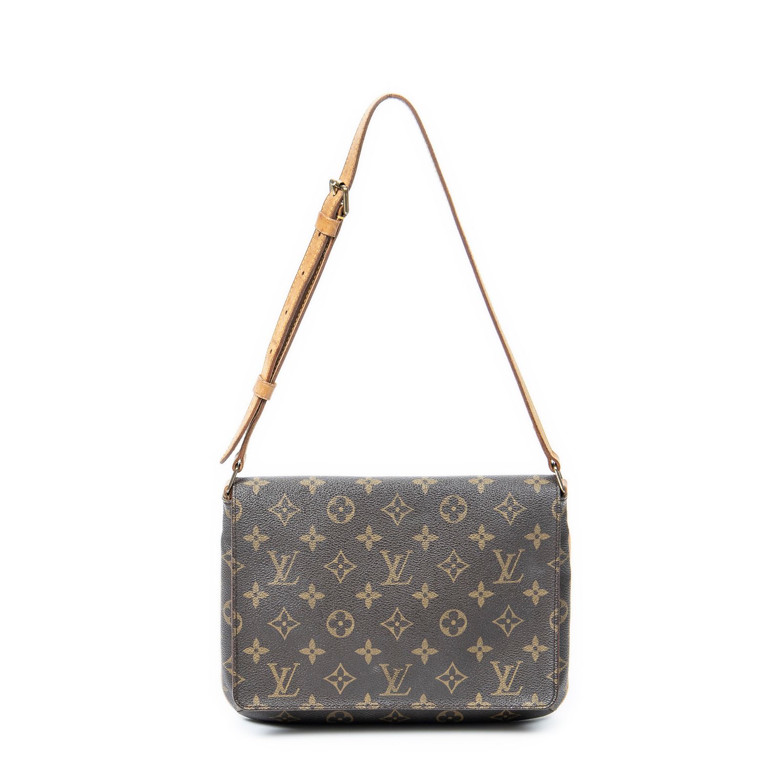 LOUIS VUITTON ルイヴィトンミュゼット タンゴ茶色モノグラムキャンバスAB