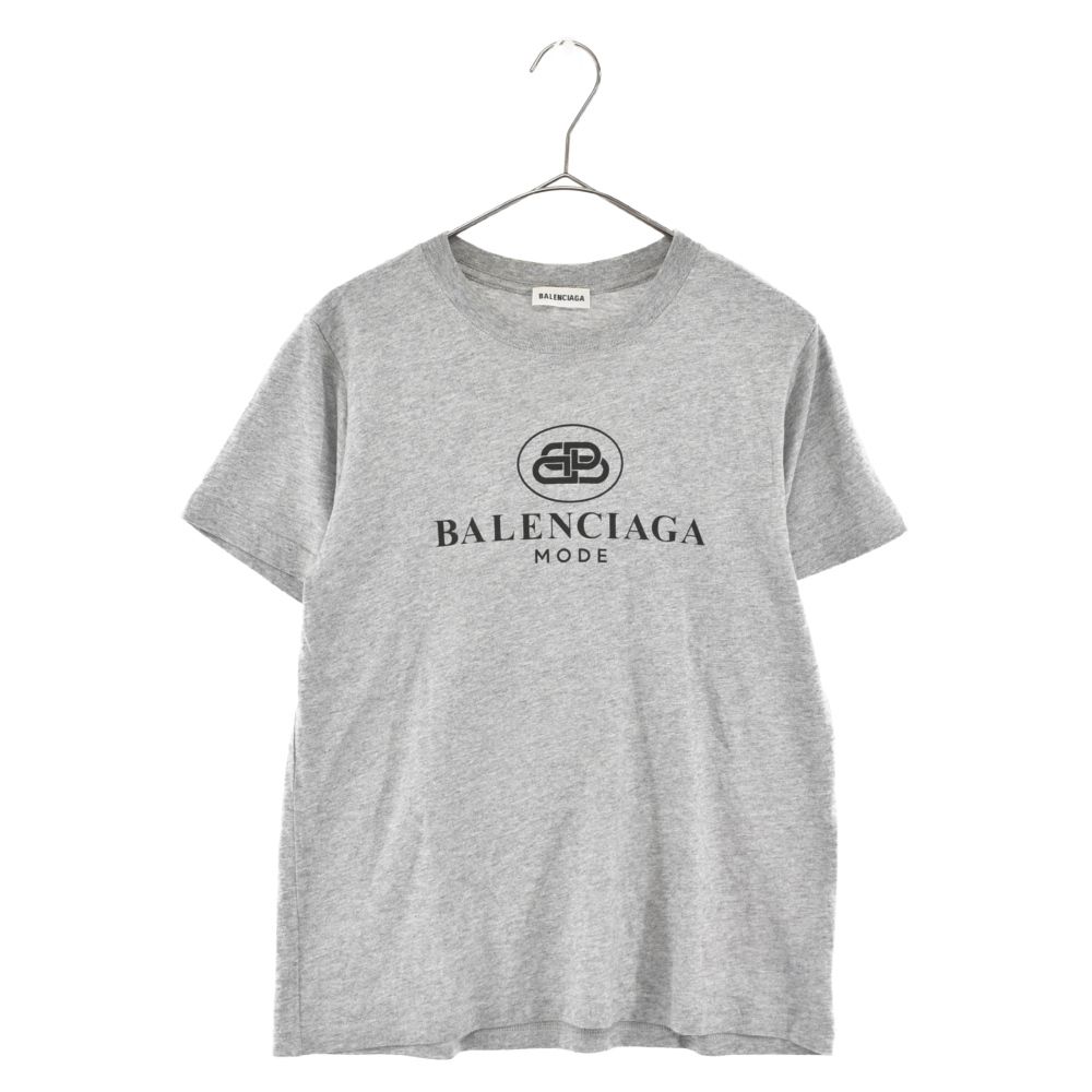 BALENCIAGA (バレンシアガ) 19SS BBフロントロゴ 半袖カットソー