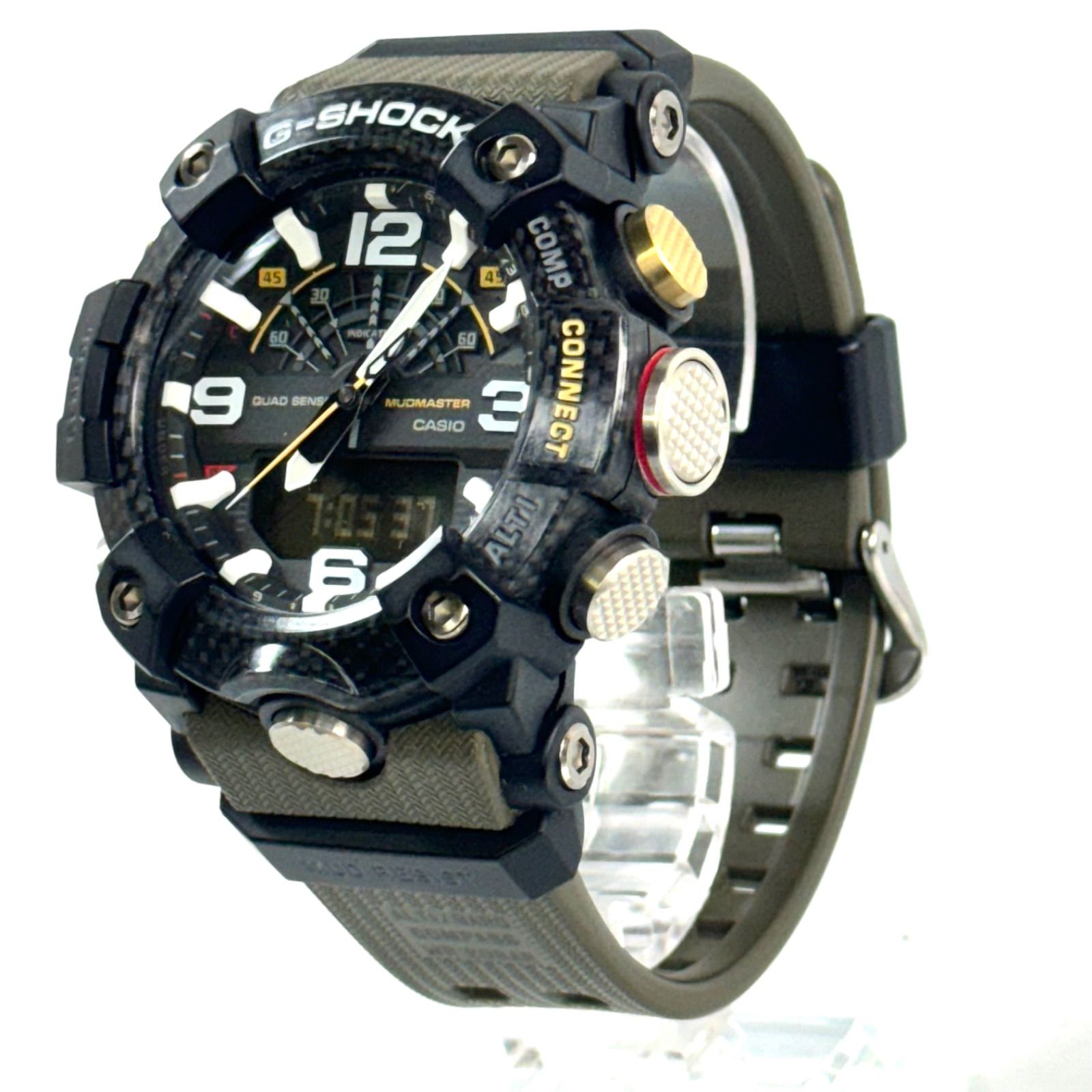 美品】カシオ G-SHOCK ジーショック マッドマスター MASTER OF G GG-B100-1A3JF クォーツ アナデジ 多機能 黒  ラバーベルト - メルカリ