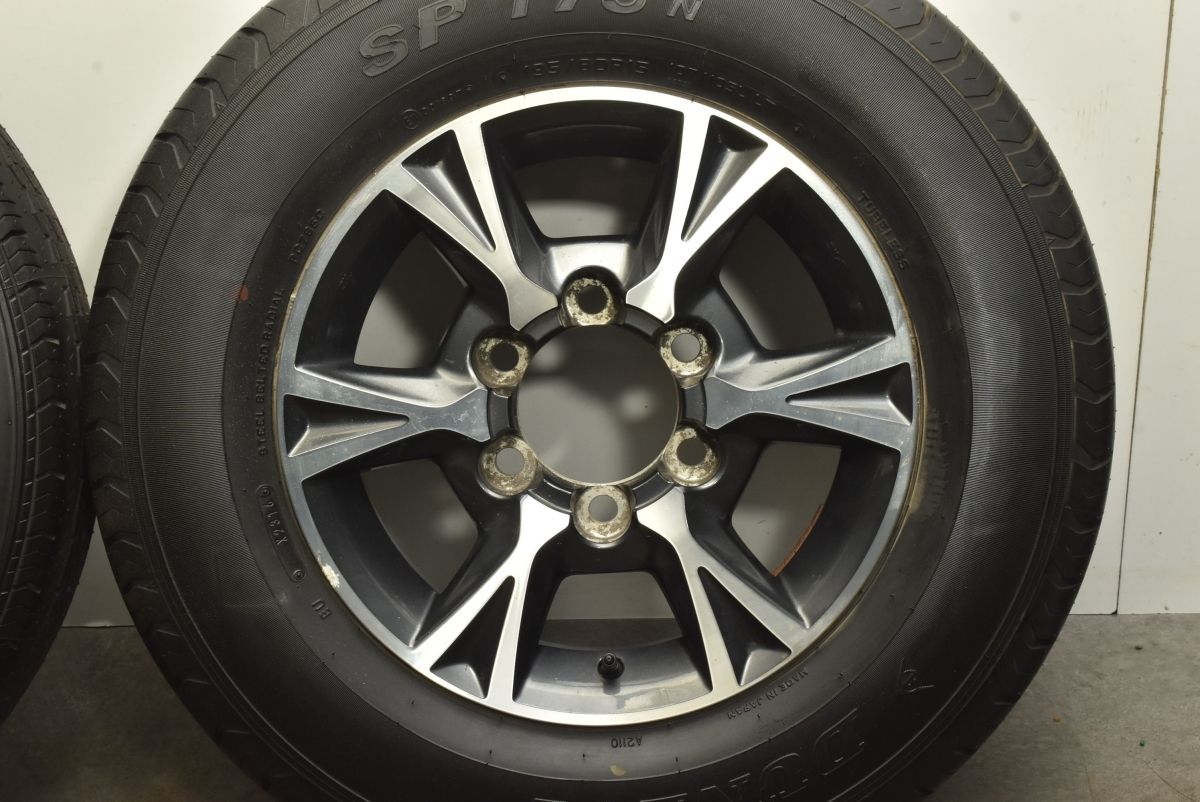 トヨタ 200系ハイエース 純正 15in 6J ダンロップ195/80R15 交換用に】トヨタ 200 ハイエース 純正 オプション 15in 6J +35