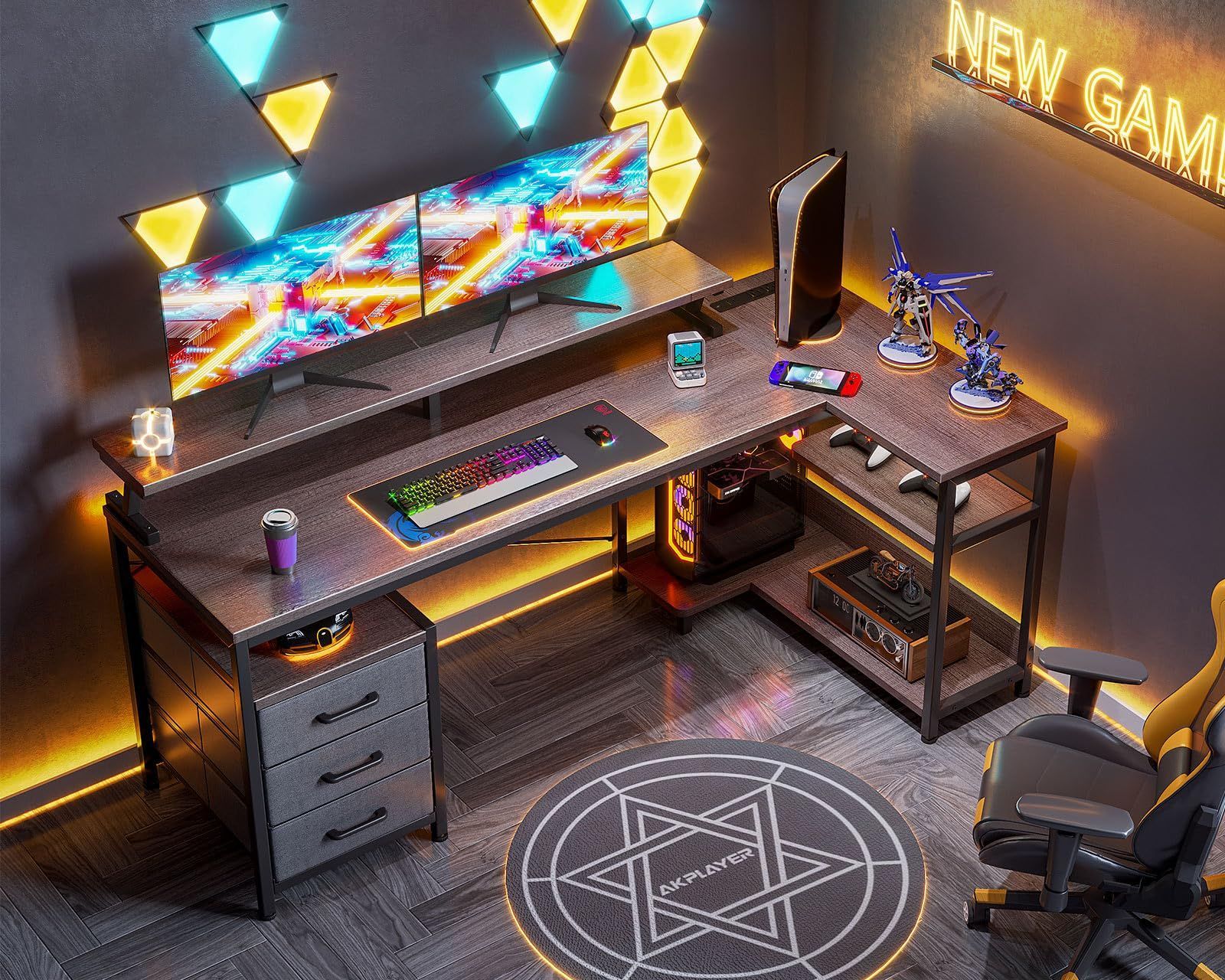 コンセント付き 収納