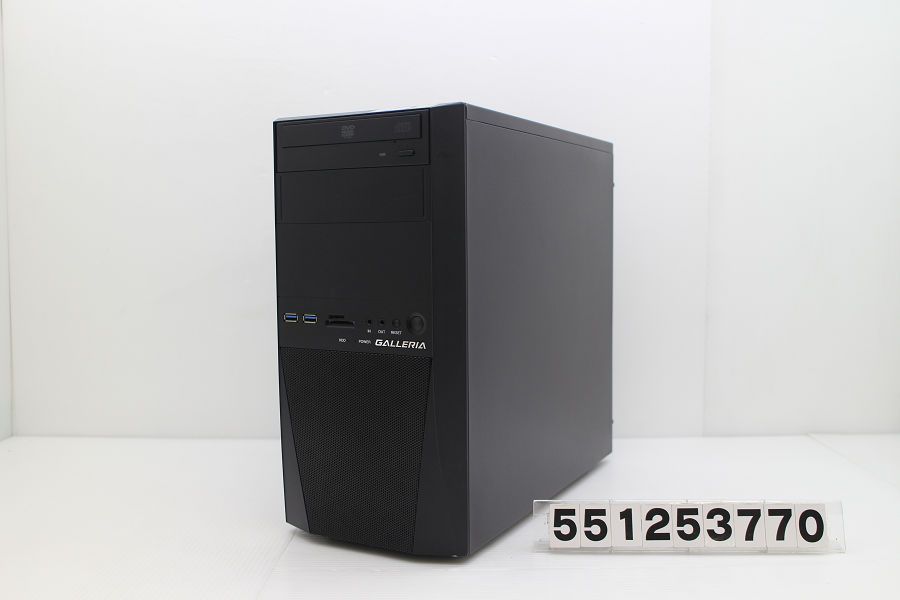 Diginnos GALLERIA Core i5 9400F 2.9GHz/16GB/500GB(SSD)/DVD/Win11/NVIDIA GeForce GTX1660 6GB 【551253770】