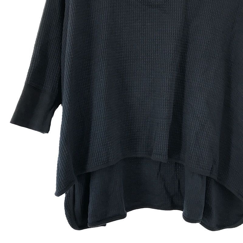 コグザビッグスモークワッフルプルオーバーオーバーサイズグレー