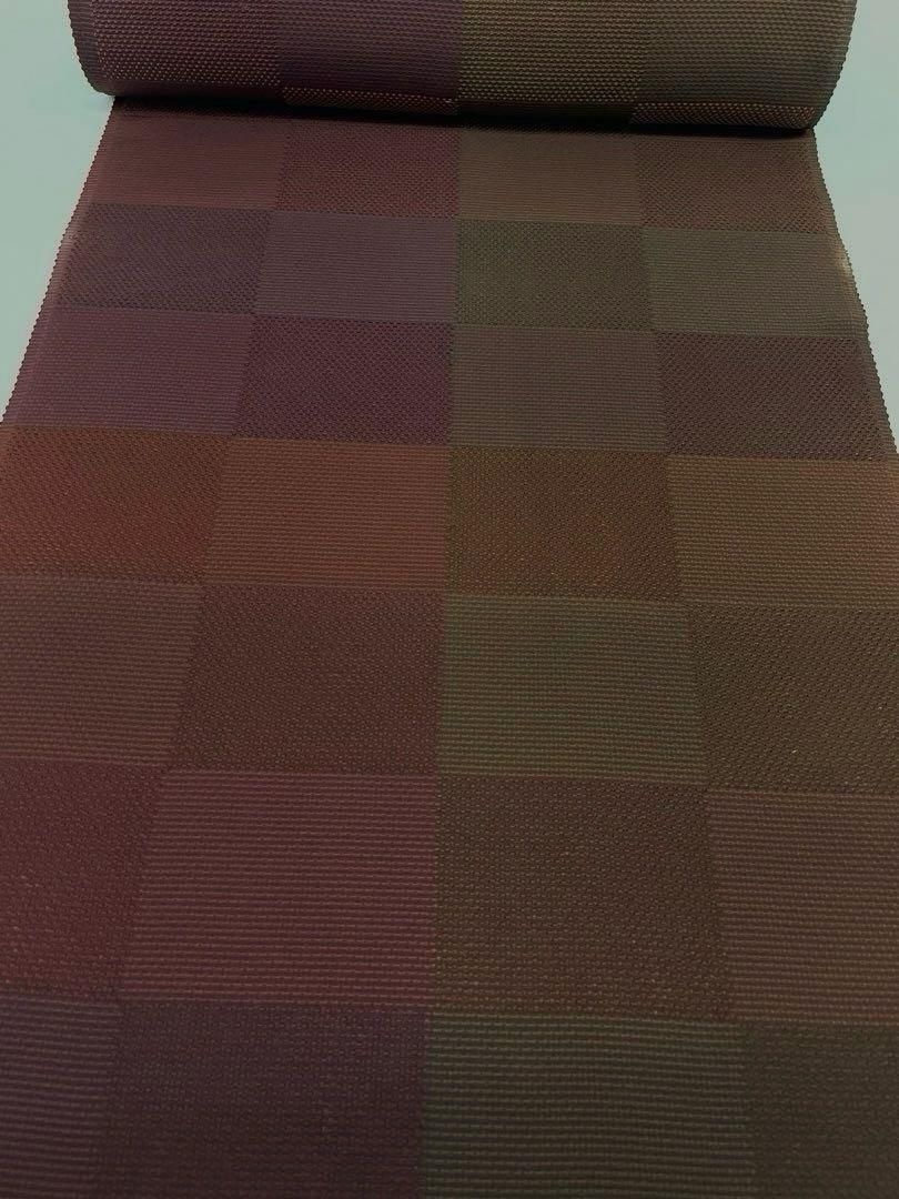 コート地 ふくれ織 紋意匠 市松 手染 正絹 反物 - メルカリ