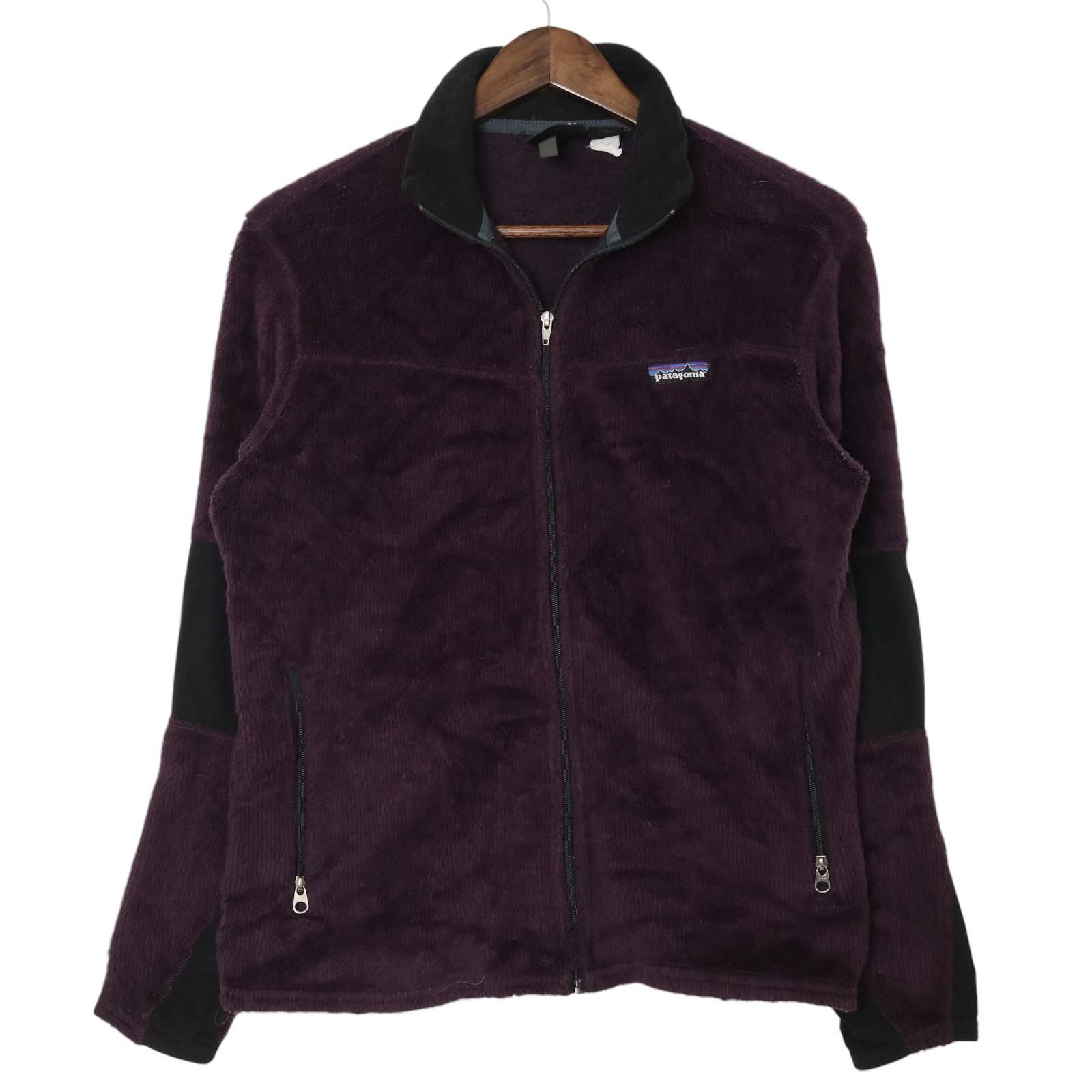 90年代 USA製 patagonia パタゴニア レギュレーター R2 フリースジャケット アウトドア パープル (レディース M) 中古 古着 A2186