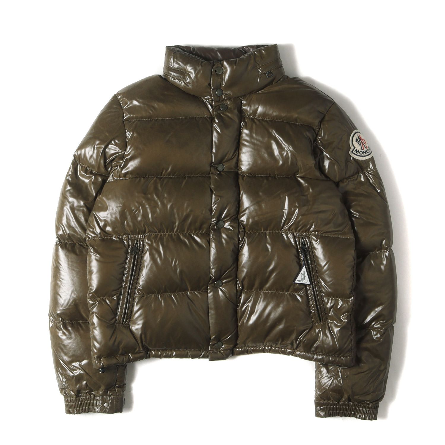 MONCLER モンクレール ジャケット サイズ:2 シャイニーナイロン ダウンジャケット (EVEREST 41310/60/68950) /  エベレスト カーキ アウター ブルゾン 上着【メンズ】 - メルカリ