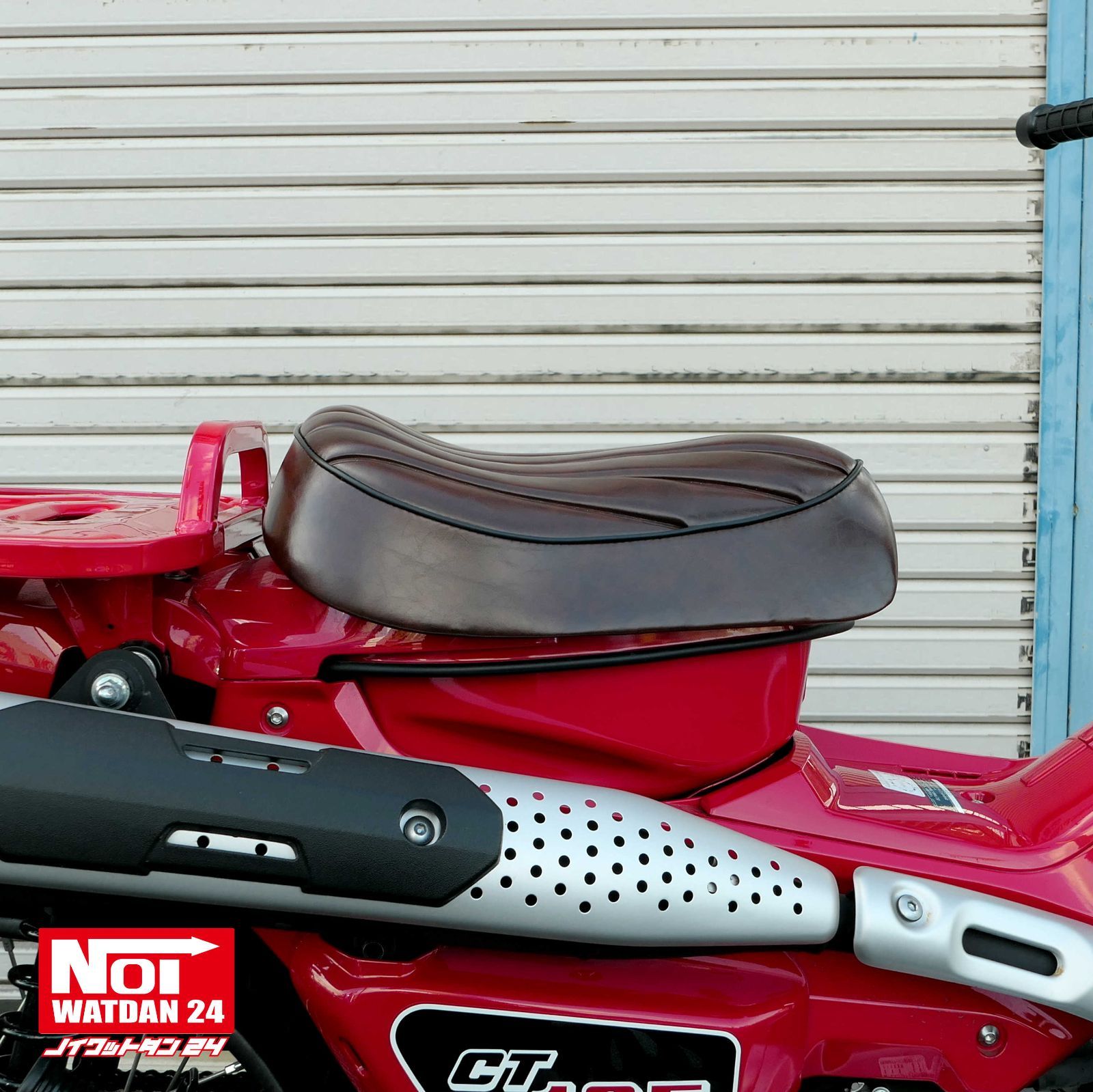 CT125ハンターカブ用　ローダウン プレスラインシート　高反発ウレタン内蔵 CT125ハンターカブ用 ローダウン プレスラインシート 高反発ウレタン