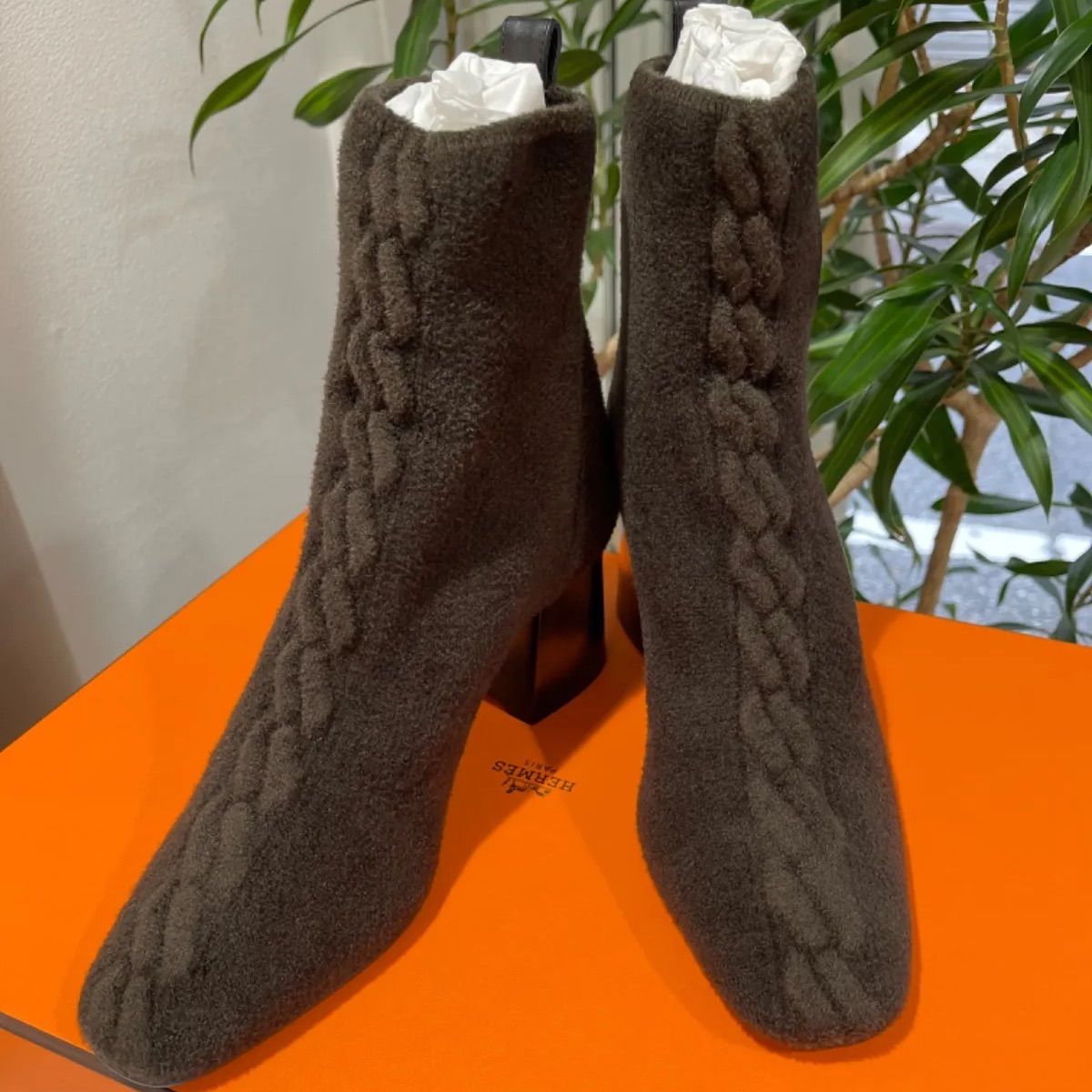 新品】【未使用品】HERMES エルメス ショートブーツ ヴォル