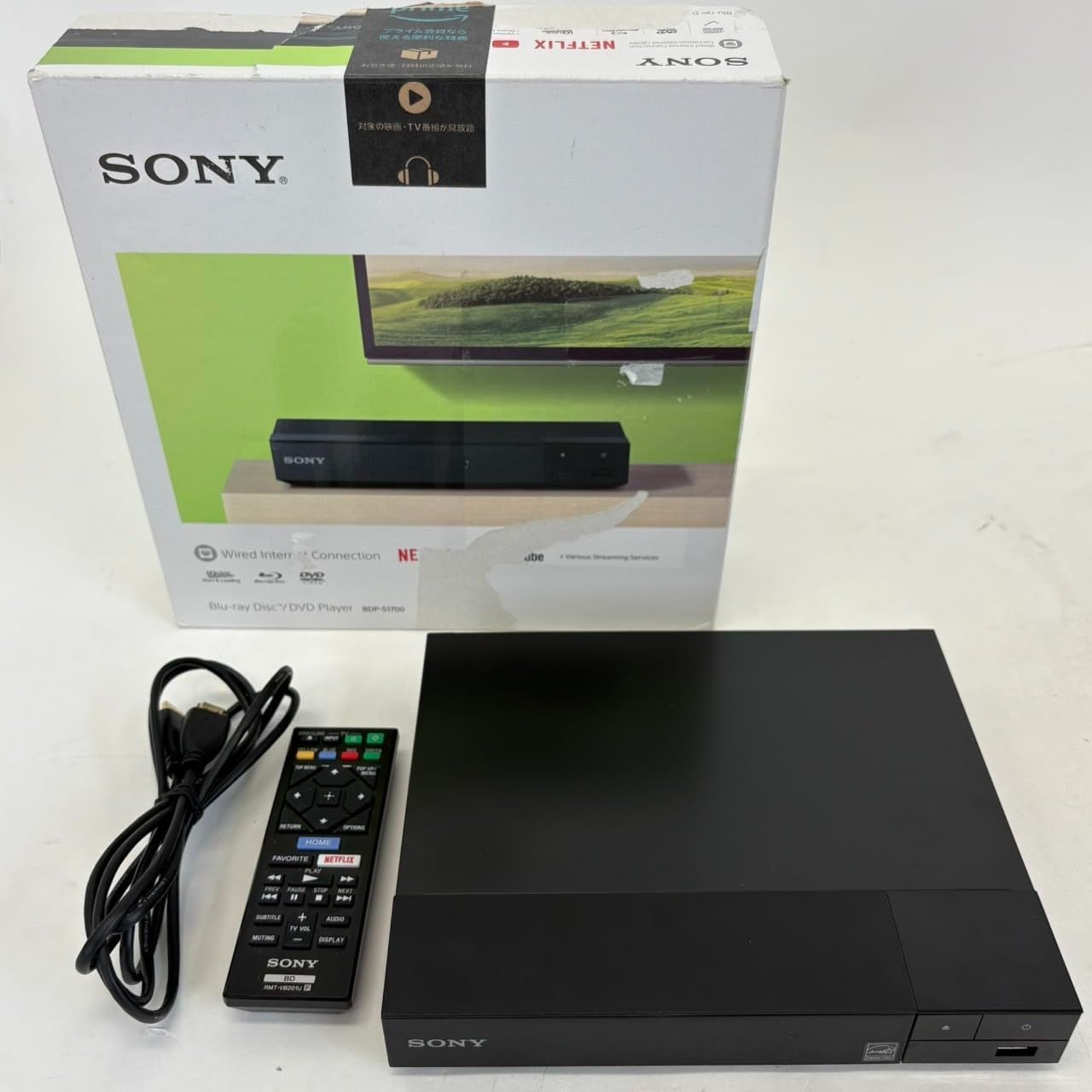 【未使用】SONY リージョンフリー BD/DVDプレーヤー BDP-S1700 SONY ソニー BDP-S1700 リージョンフリー ブルーレイ/DVD