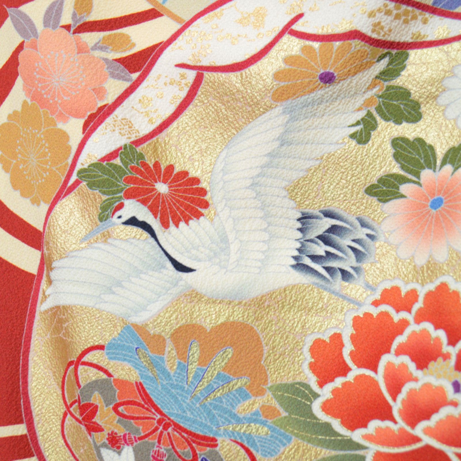 訳あり特価Used品》正絹 振袖フルセット S〜Lサイズ 古典美 成人式