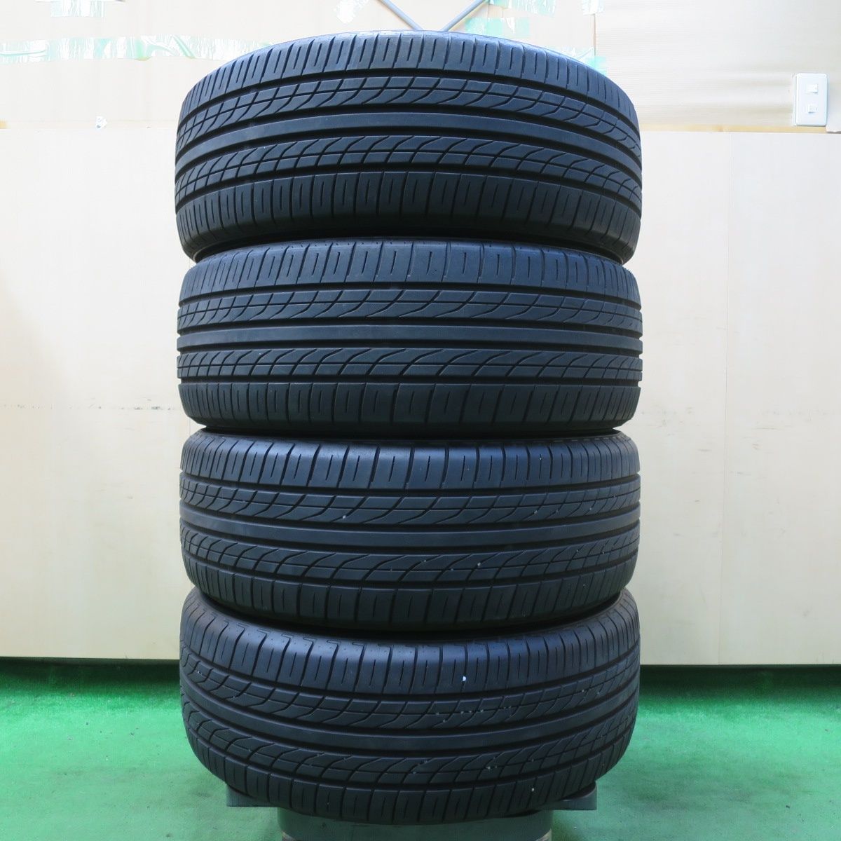 *送料無料* バリ溝！23年！9.5分215/55R17 PRACTIVA プラクティバ タイヤ 17インチ エスティマ クラウン カムリ ヴェゼル 等4090306イノタ