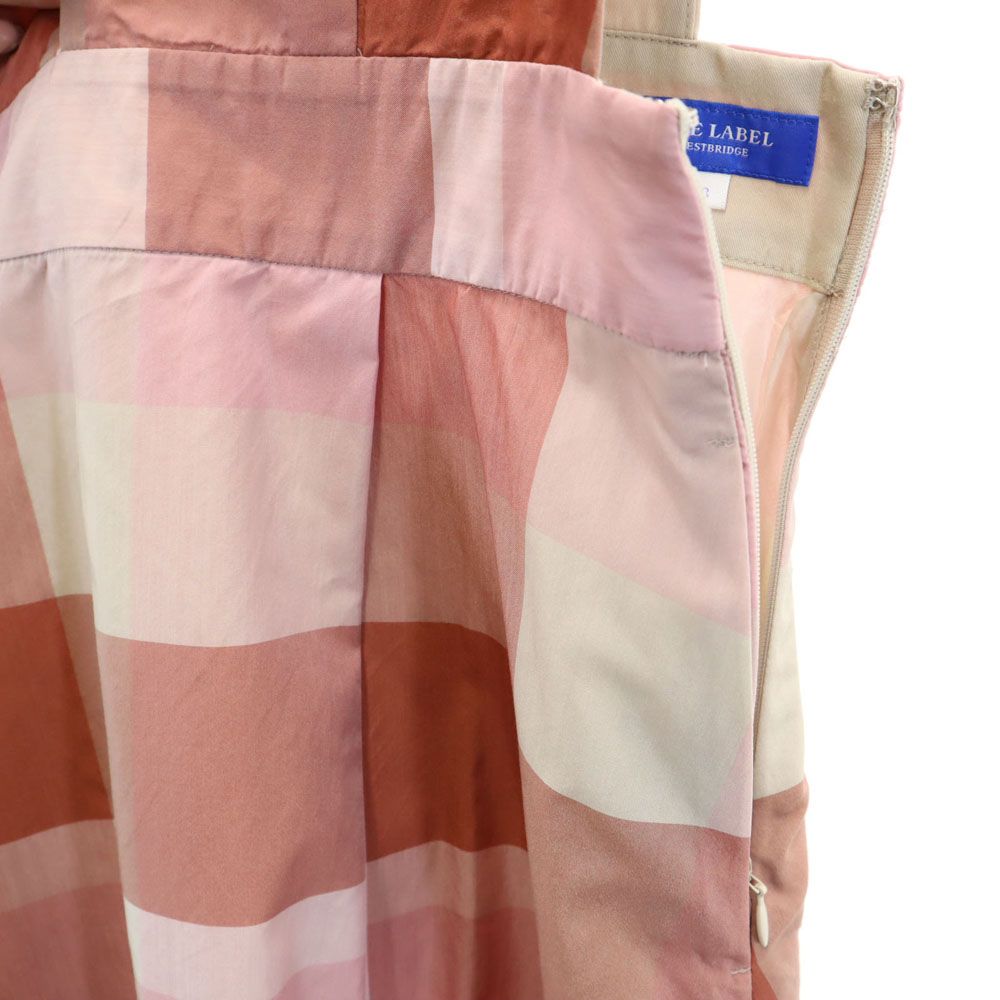 ブルーレーベルクレストブリッジ 三陽商会 チェック柄 半袖 エコ