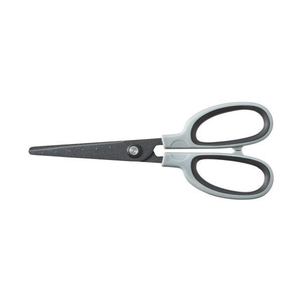 まとめ TANOSEE フッ素刃はさみ 刃先先丸 刃渡り65mm グレー 1本 ×30セット