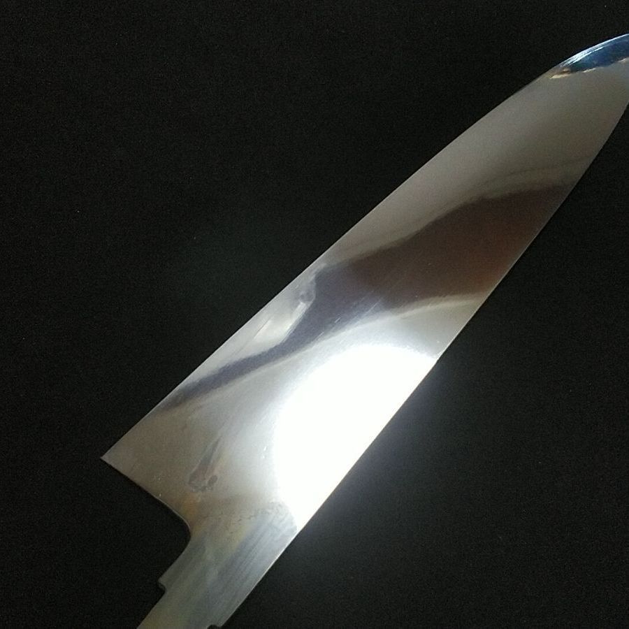 城山刃物製作所(堺業務用刃物メーカー直売)九寸 和牛刀 銀三本焼き