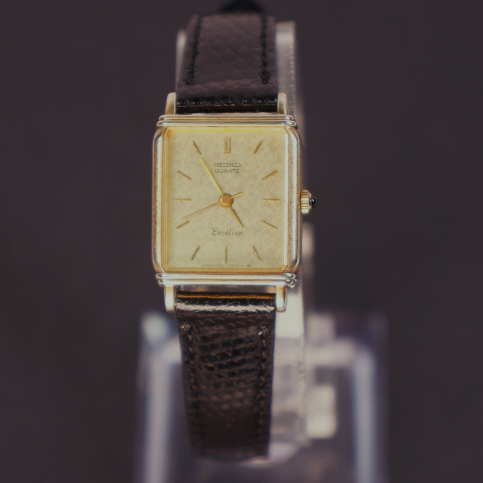 【稼働極美品】SEIKOエクセリーヌ　SGP30　電池交換済　新品革ベルト 稼働品】SEIKOエクセリーヌ SGP30 電池交換済 新品革ベルト