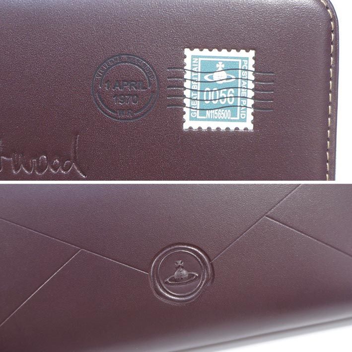 Vivienne Westwood ダークブラウン ラウンド ファスナー Vivienne Westwood ACCESSORIES（ヴィヴィアンウエストウッド 小物