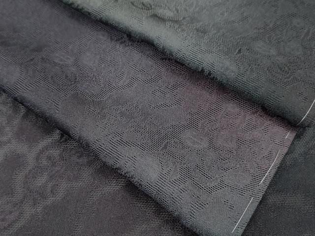 平和屋本店□極上 長羽織 スリーシーズン 春夏秋 塵除け 花唐草紋紗 暈