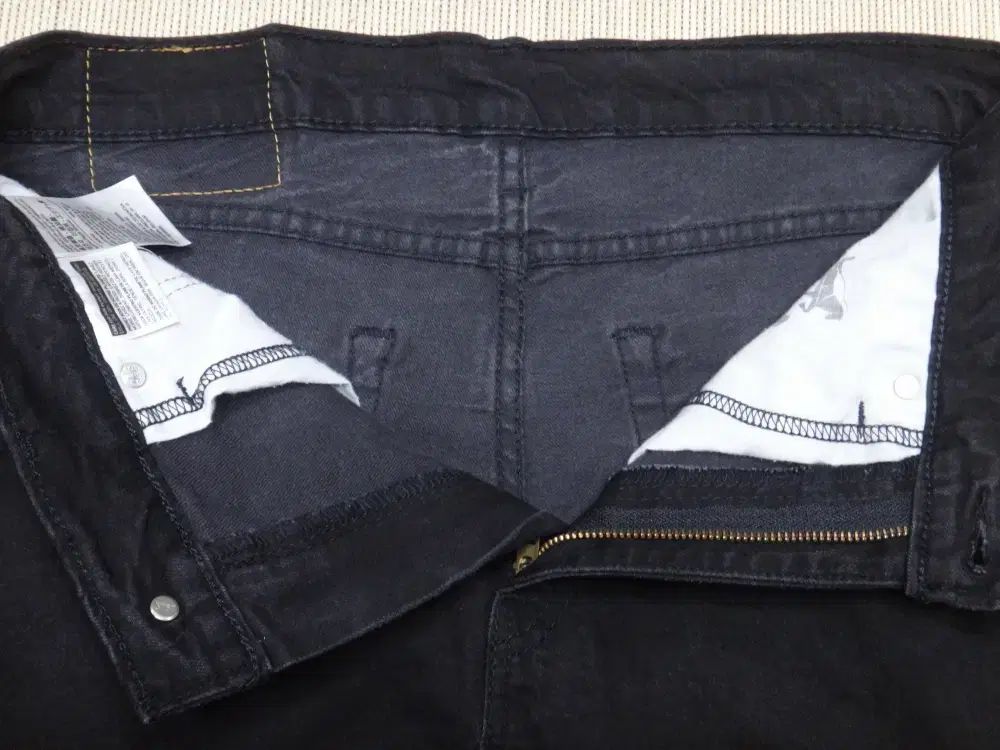 34 インチ) LEVI'S(リーバイス) 510 スリムフィット 黒 デニム パンツ