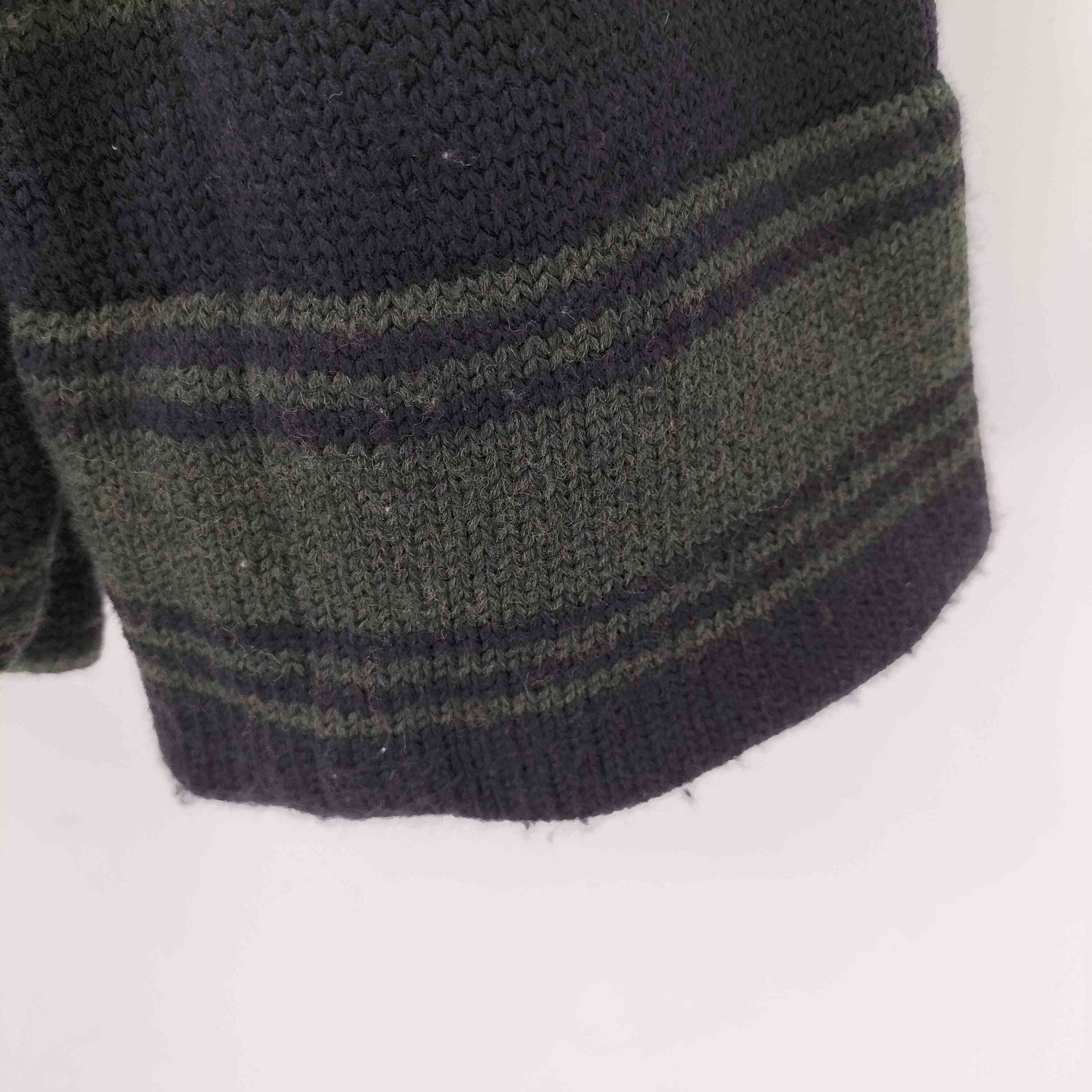ブラックミーンズ BLACKMEANS レザー スタッズ ボーダーニット