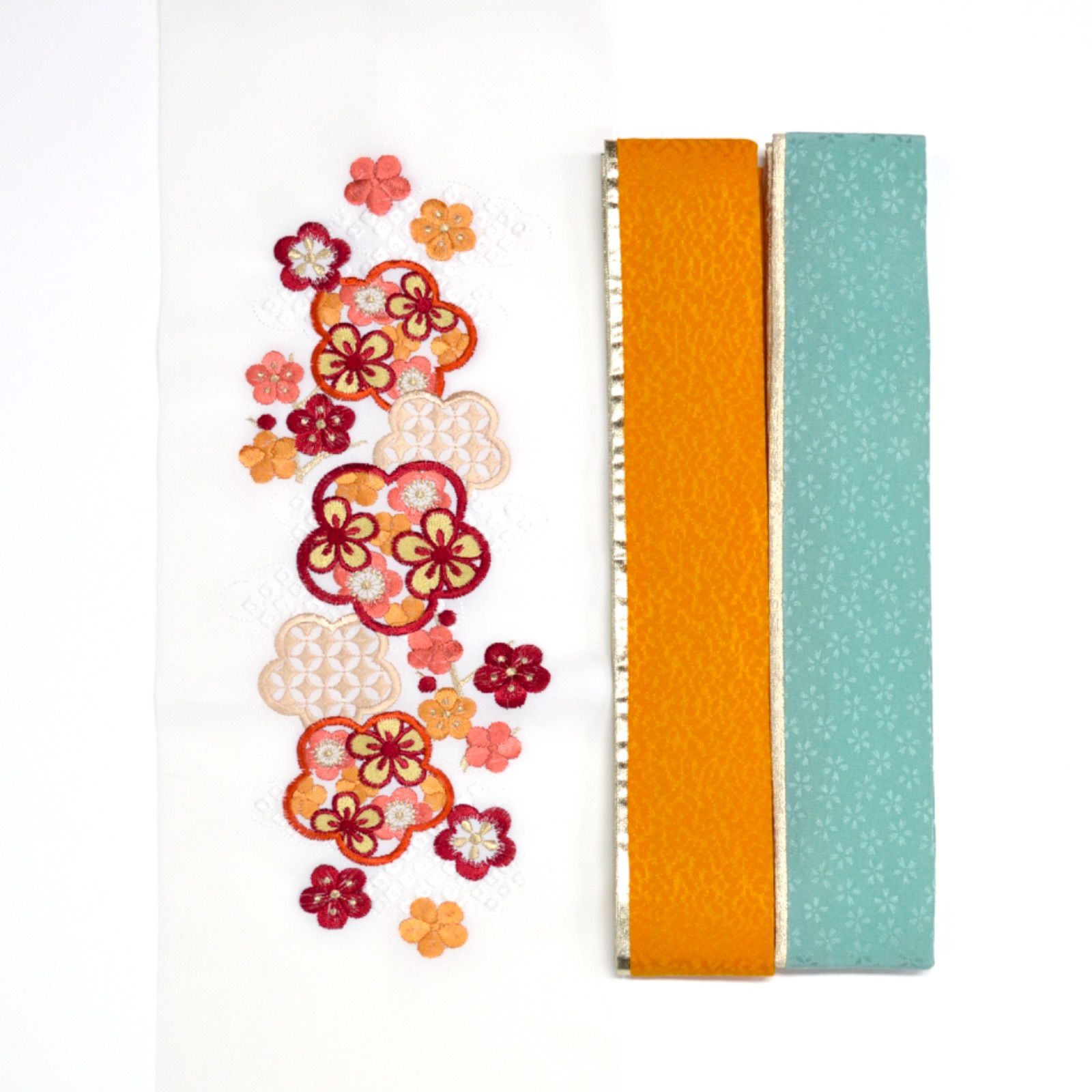 美品》正絹 振袖フルセット S〜Lサイズ 成人式 金駒刺繍 ショッキング
