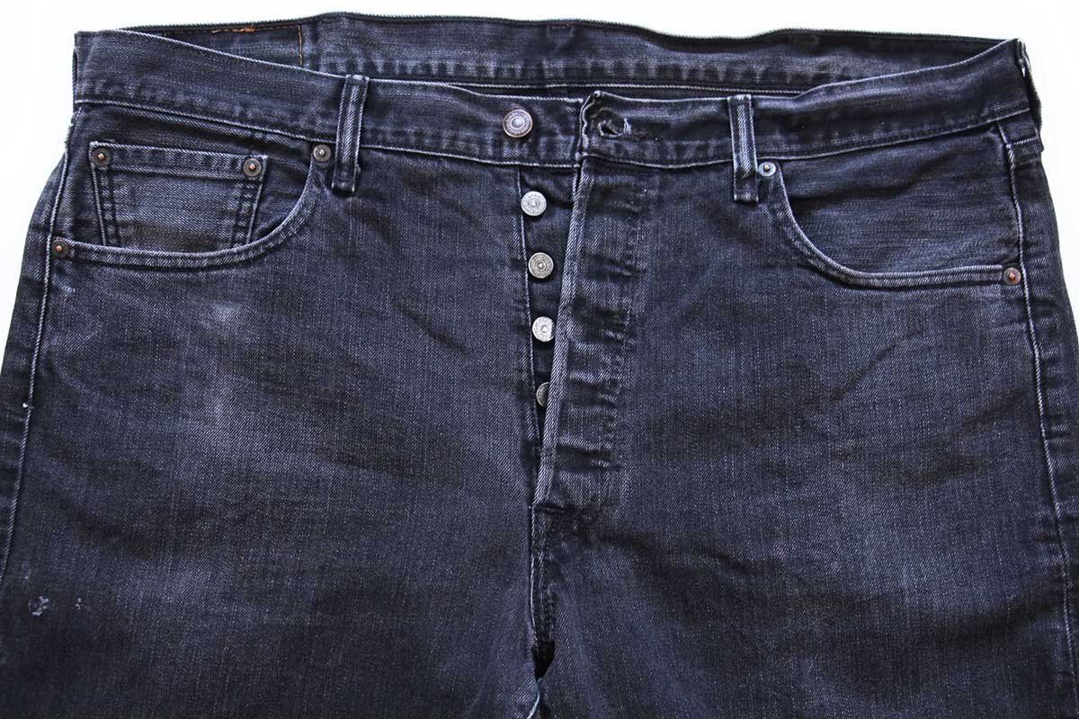 LEVI'S 501 ブラック ストレートデニム W28 L30 最終売り尽くし】古着 90s USA製 Levi's 501-0660 ブラック