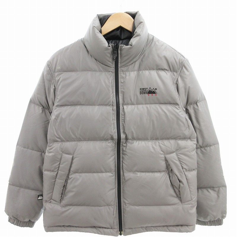 ファーストダウン　ダウンジャケット　アウター　肉厚　グレー　Mサイズ FIRST DOWN（ファーストダウン） ダウンジャケット MEDIUM グレー