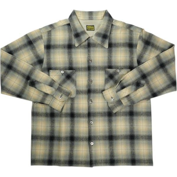 Size S TENDERLOIN テンダーロイン 08AW T-WOOL SHT 長袖シャツ ベージュ 品-良い 20722373