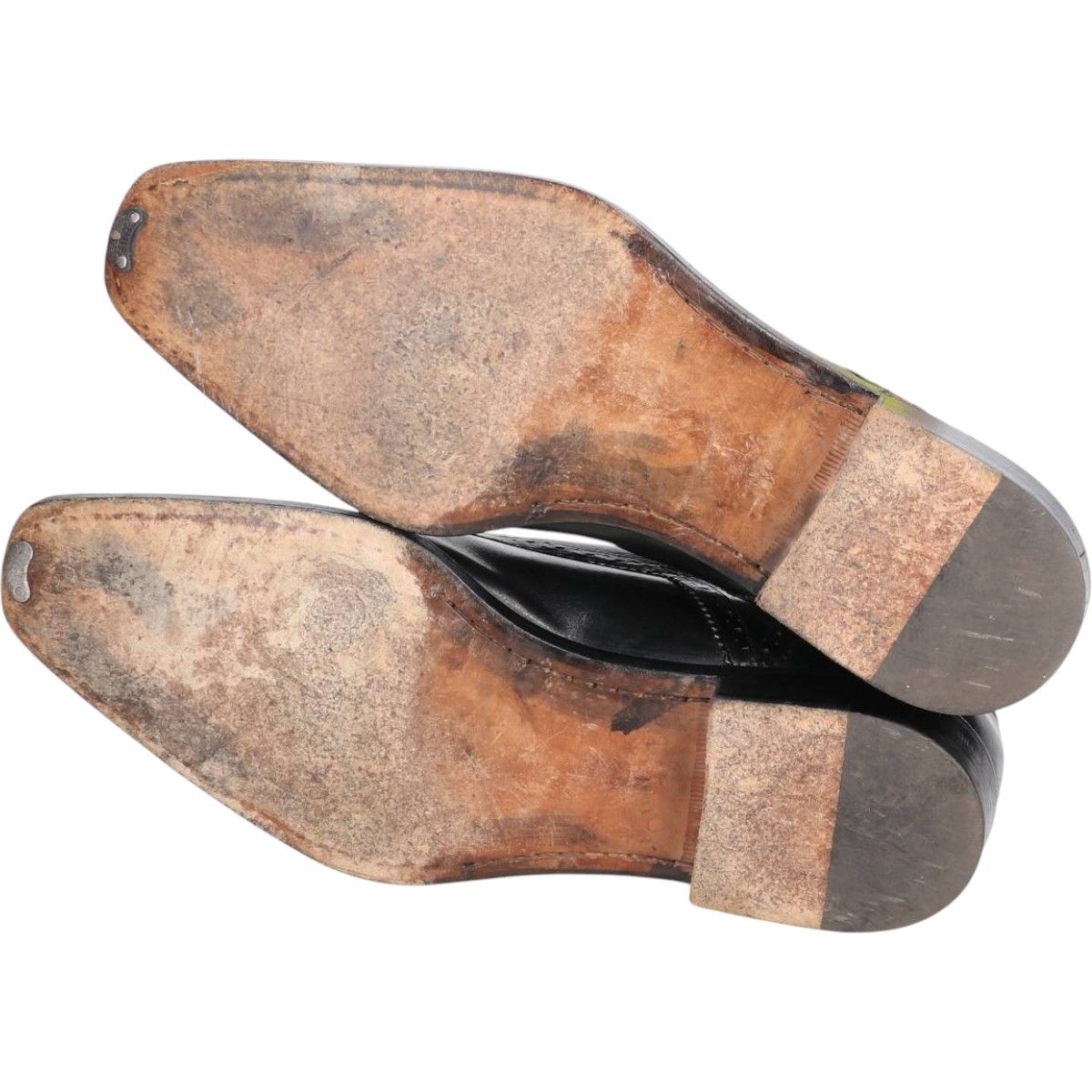 古着 ニーマンマーカス NEIMAN MARCUS ウイングチップシューズ イタリア製 9 1 2 M メンズ27.5 cm相当 saa 013961