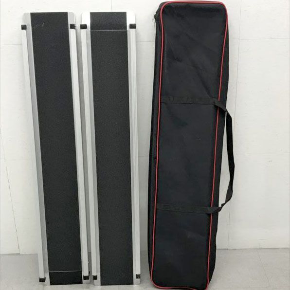 D5392◆gardhom スロープ 車椅子 2本セット 伸縮 98.5-183cm スライド式 荷重272kg 玄関 階段 段差解消 介護 介助