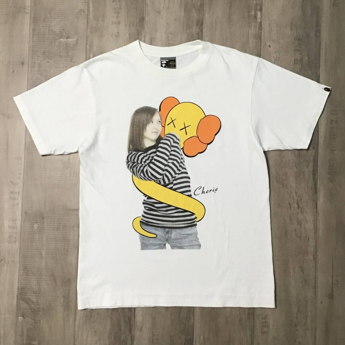 ☆激レア☆ KAWS × BAPE × Cherie Bendy Tシャツ Mサイズ a bathing 
