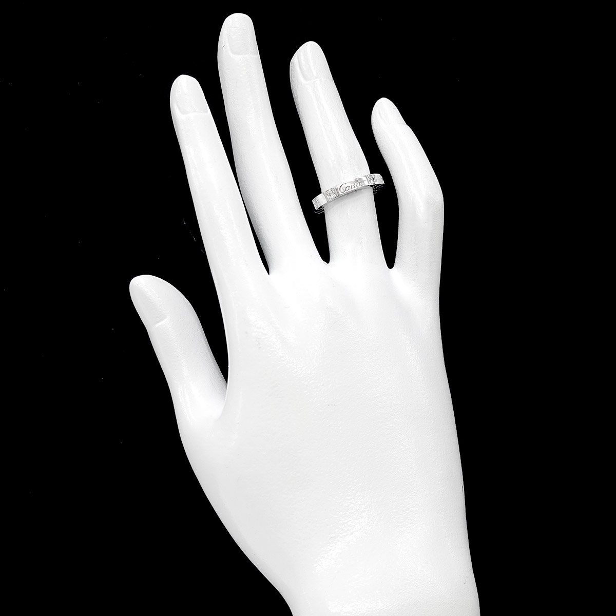 Cartier ラニエールリング K18 750 ホワイトゴールド サイズ49 Cartier ラニエールリング K18 750 ホワイトゴールド サイズ49