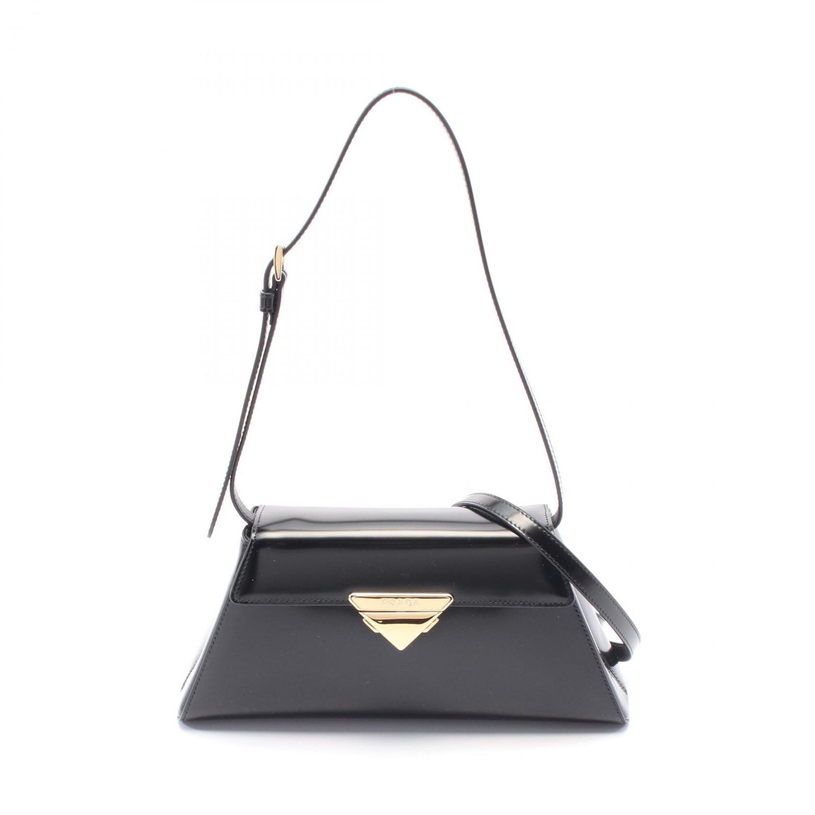 プラダ 1BD343ZO6F0002 レザーショルダーバッグ プラダ PRADA ショルダーバッグ 1BD343ZO6F0002 ブラック レザー