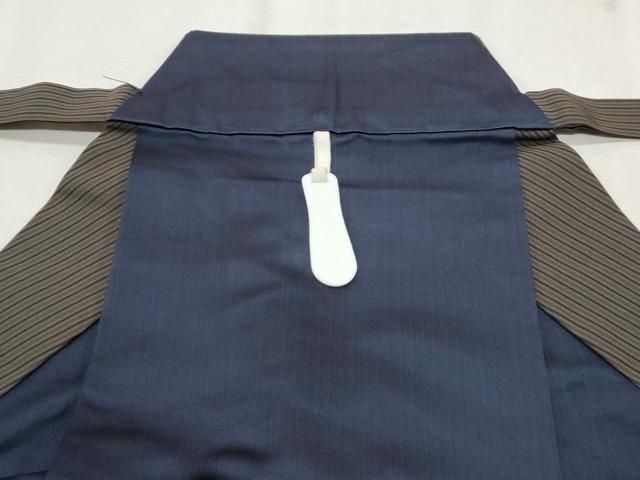 平和屋着物○男性 神代仙台平 行灯袴 縞 三越扱い 正絹 逸品  