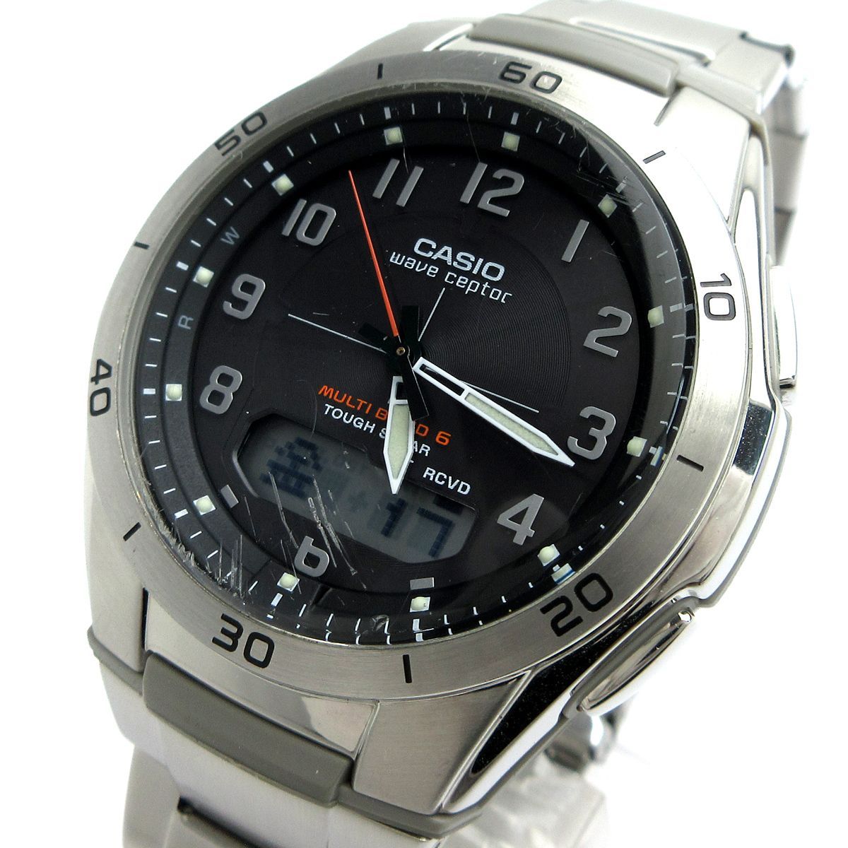カシオ CASIO ソーラーコンビネーション WVA-M640 ソーラー電波 メンズ 