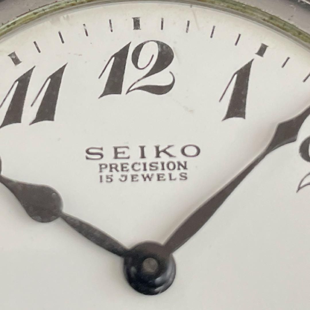 動作OK】SEIKO 昭42/258/盛鉄 手巻き懐中時計 鉄道時計 旧国鉄