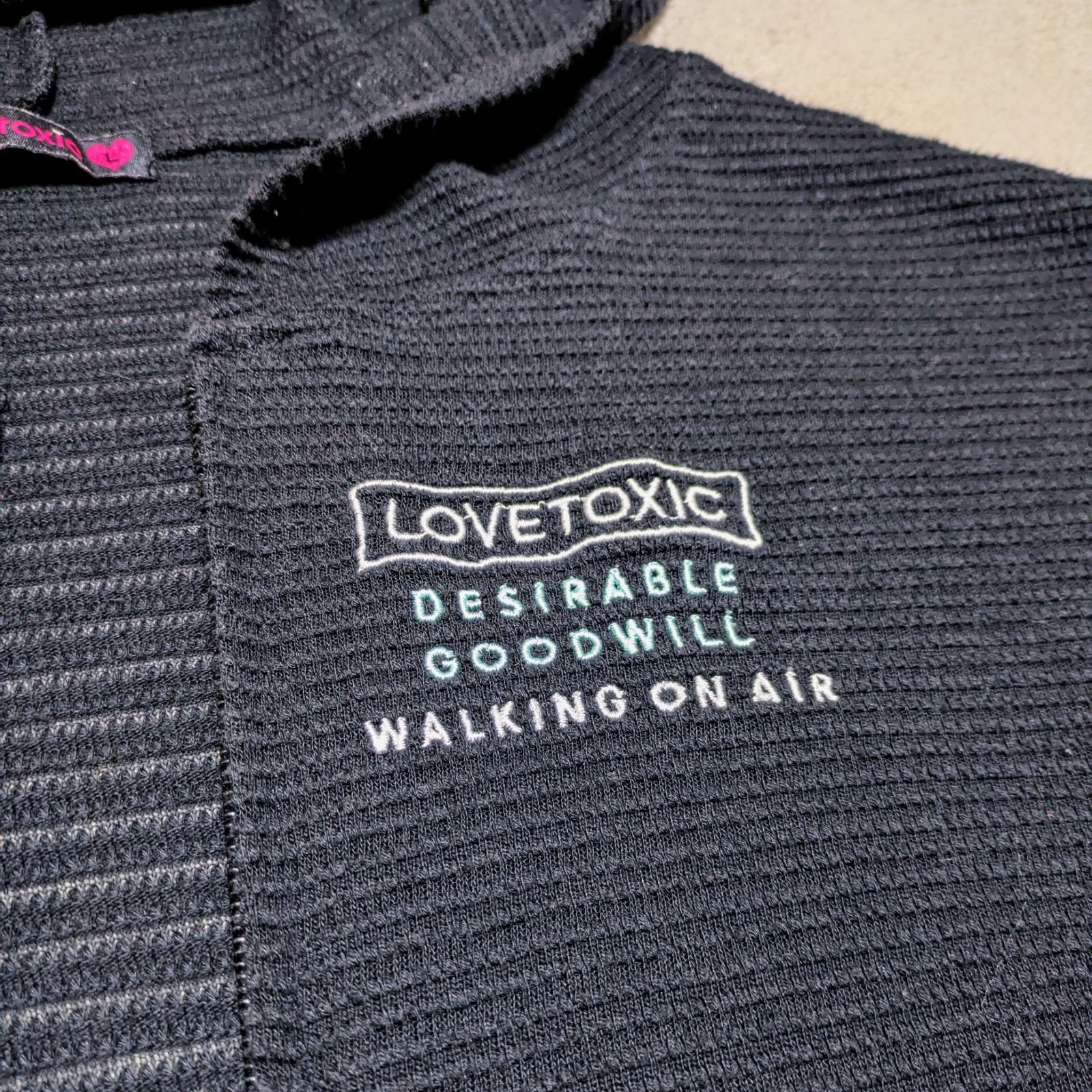ラブトキシック LOVETOXIC カーディガン 黒 ブラック 中古