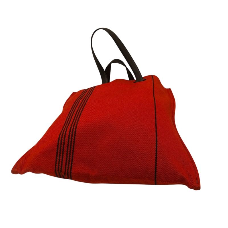 エルメス HERMES ポタモスカバスGM レッド トワル ユニセックス エルメス HERMES ポタモスカバスGM レッド トワル ユニセックス