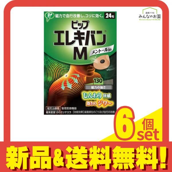 ピップエレキバンM 24粒 6個セット