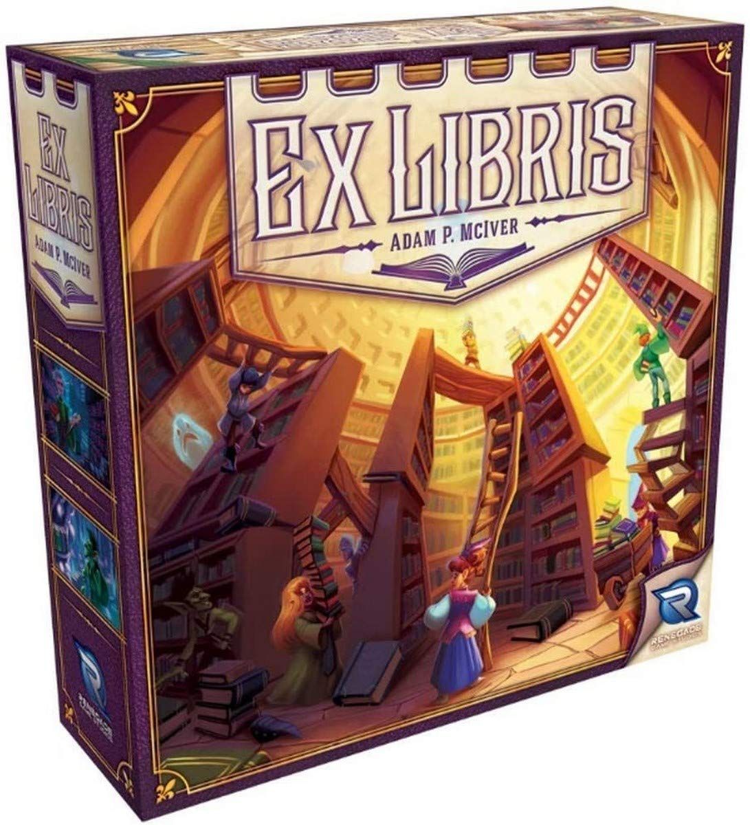 ボードゲーム Ex Libris Second Edition Renegade Game Studio 魔法の街で珍しい本を集めて 図書館の蔵書を 戦略的に構築する 英語版 日本語説明書なし