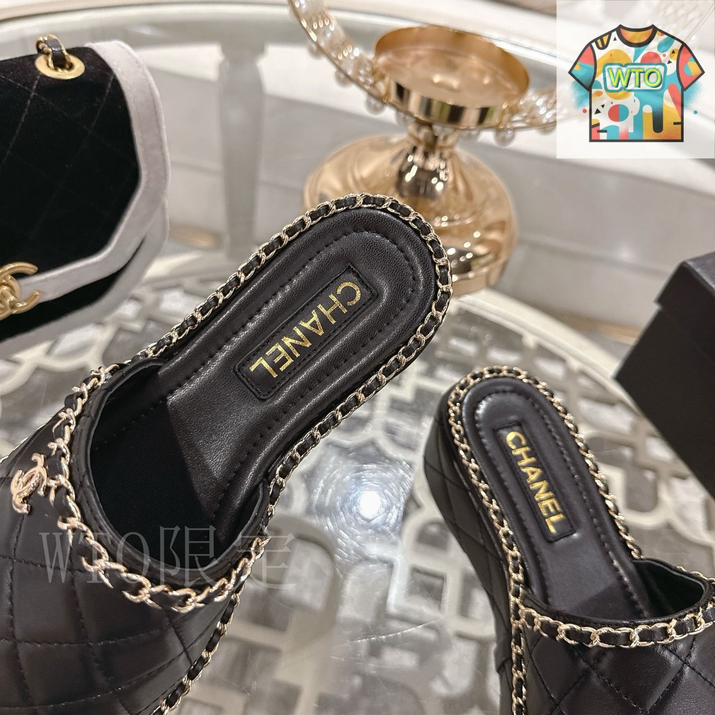 未使用品 CHANELスリッパです(^^) Chanel 27P 椿スリッパ03-3 - メルカリ