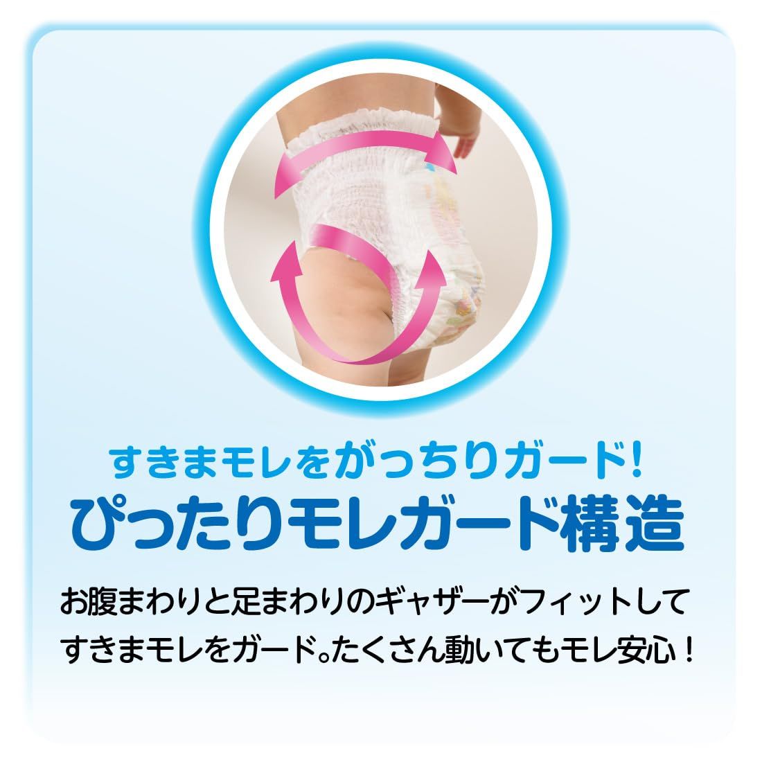 数量限定】【パンツ Mサイズ】グーン ぐんぐん吸収パンツ おむつ