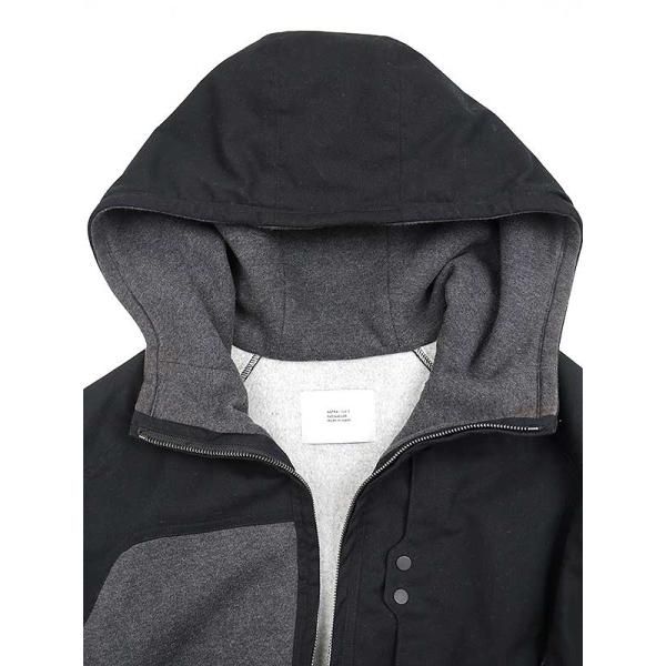 hatra ハトラ ジップアップパーカー hatraハトラスウェットコンビジップアップパーカーグレーサイズ
