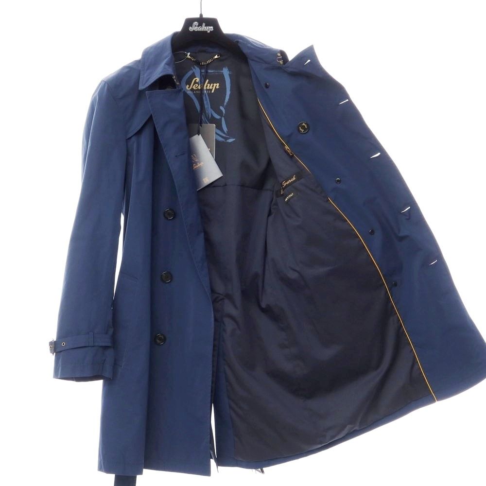 新品アウトレット】シーラップ Sealup 2023年春夏 EXPLORER TRENCHCOAT ポリエステル トレンチコート ネイビーブルー系【 サイズ50】【メンズ】 - メルカリ