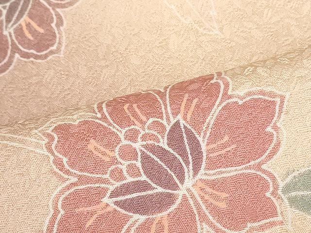 平和屋着物□上質な小紋 更紗花唐草文 暈し染め 正絹 逸品 DAAT7979ob  