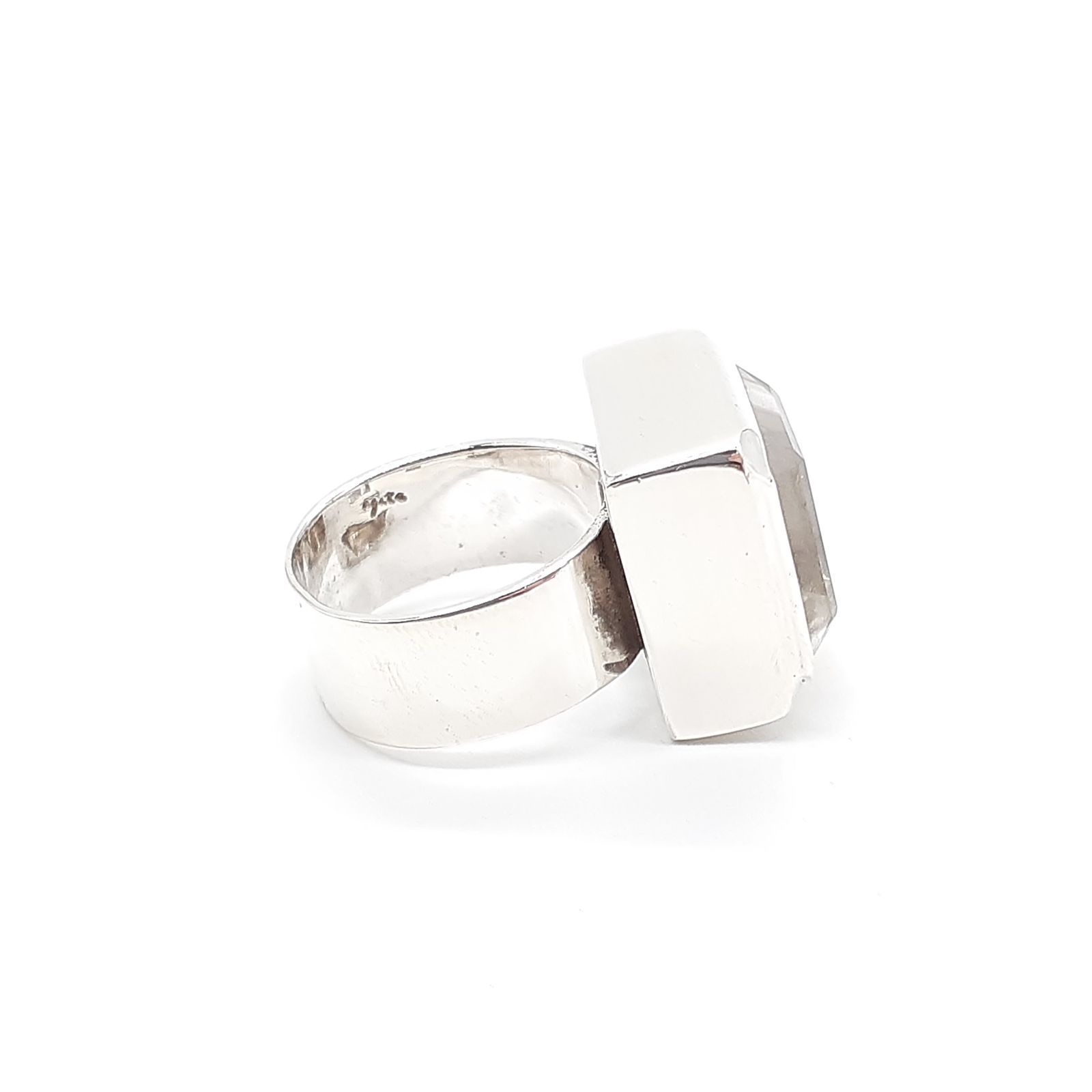 アガット エメラルドカットリング agete アガット リング SILVER シルバー クォーツ エメラルド