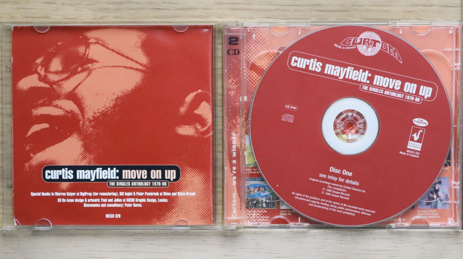 中古CD☆カーティス・メイフィールド/Curtis Mayfield□ Move on