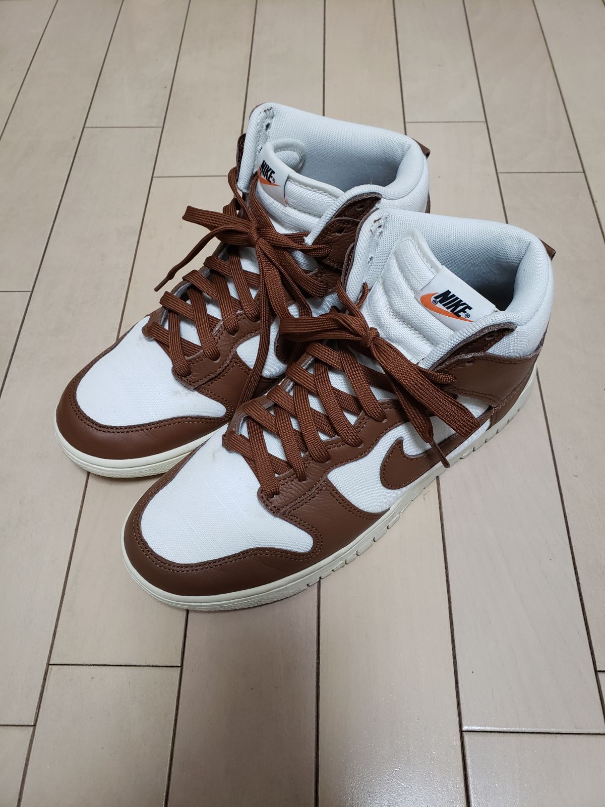 Nike Dunk High Vintage Pecan and Sail - double0 - メルカリ